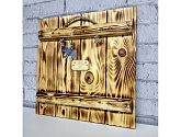 Артикул Цветы - 3 Розовые пионы, Цветы, Creative Wood в текстуре, фото 1