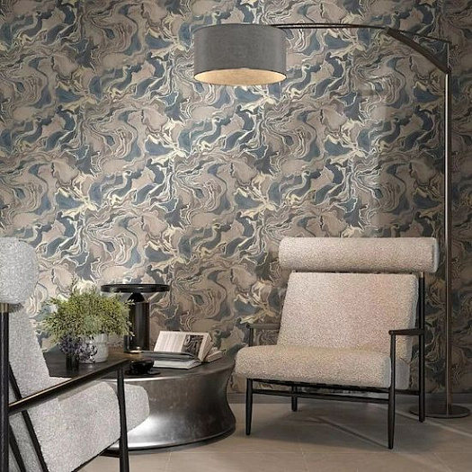 Обои в интерьере артикул KM7605, Galatea, Kerama Marazzi