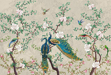 3D обои с рисунком ветки Design Studio 3D Chinoiserie AG-CS-004