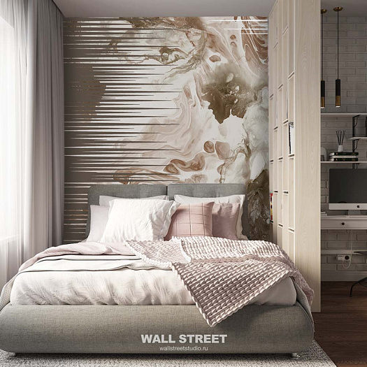 Фотообои в интерьере артикул FLArt 20, FLArt, Wall street